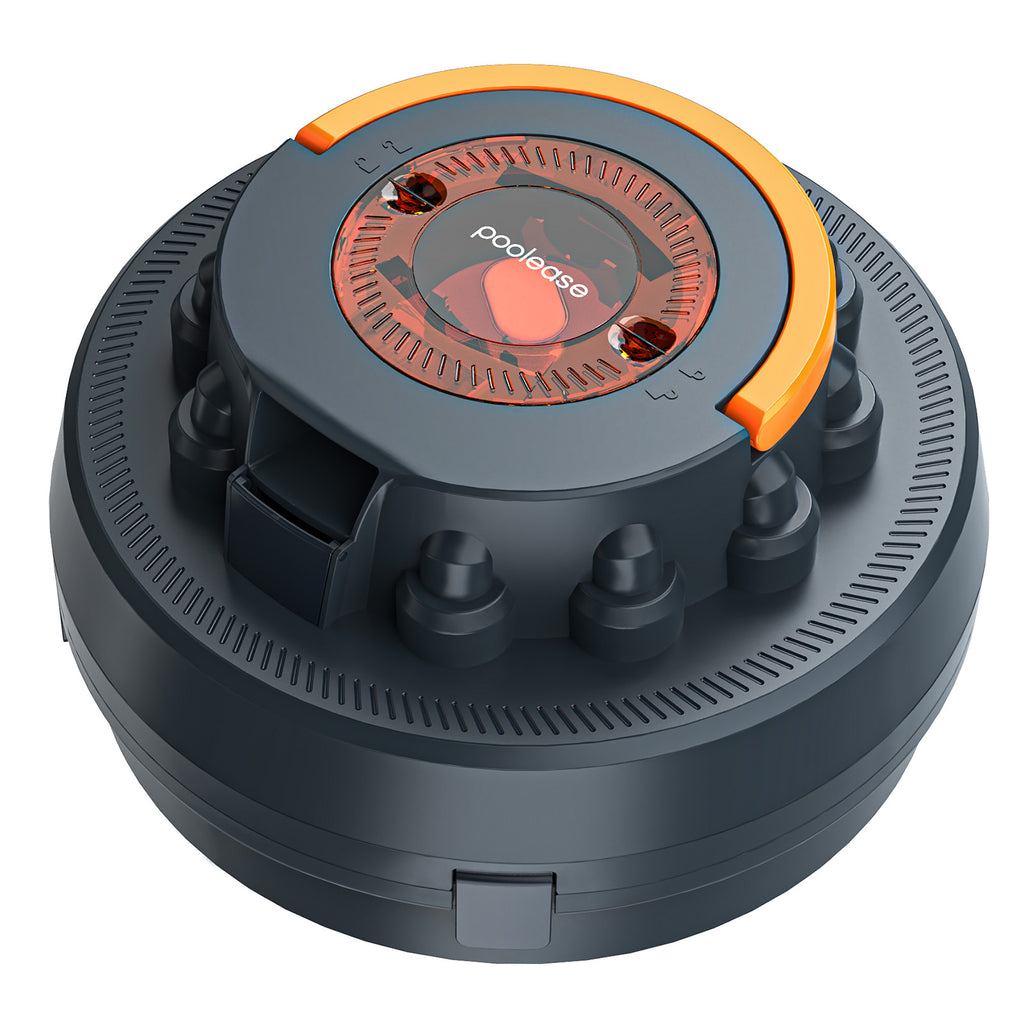 Poolease X2 Cordless Pool Cleaner Robot, Robotic Pool Vacuum for Above/In Ground Pool, 45W Dual-Motor, Self-Parking, Enhanced with 2L Debris Capacity (Navy Blue)