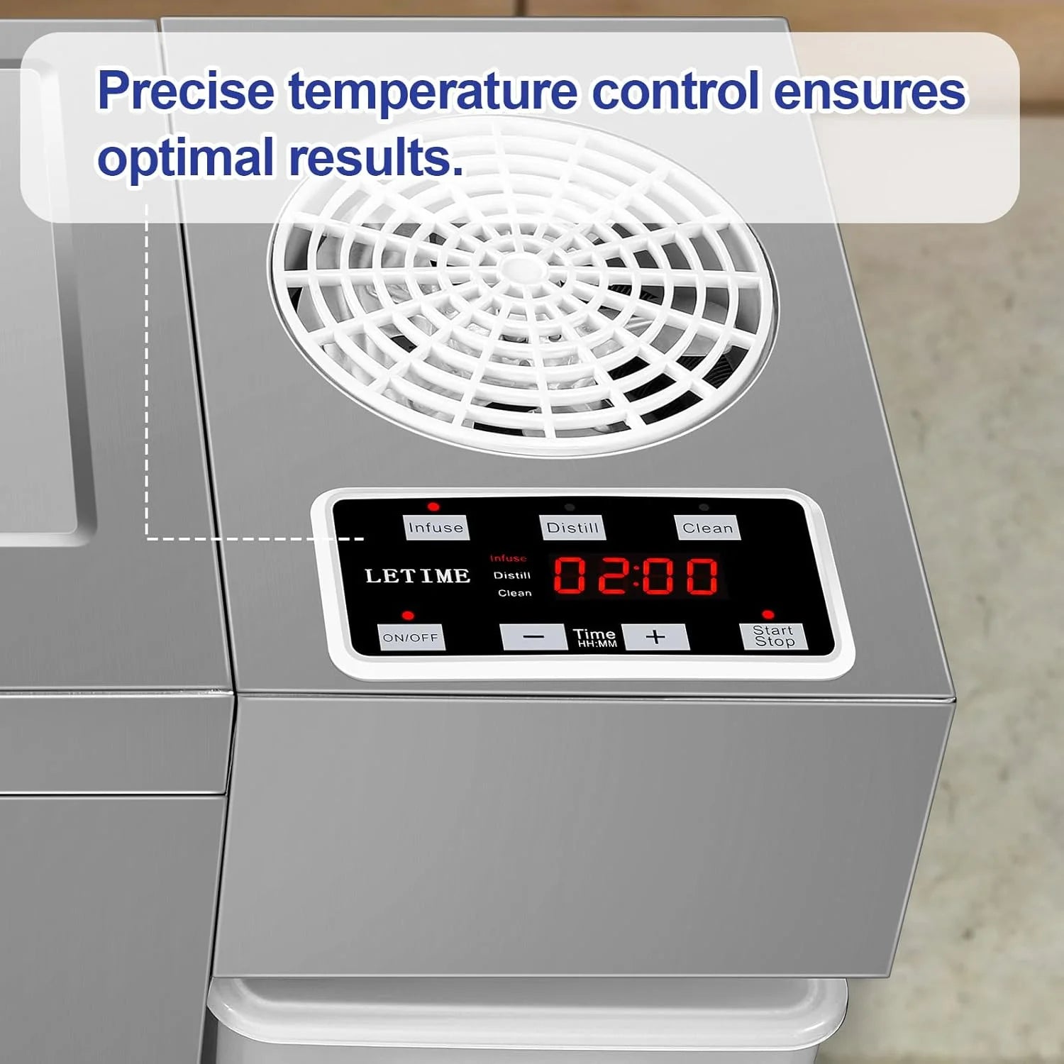 LETIME ADI Automatic Herbal Extractor. Herbal Oil Infusion Machine.Infuser and Distiller in One. Essential Oil Distiller. Hydrosol Maker.Countertop Pure Distilling Water. 4 L Water Distiller.780W