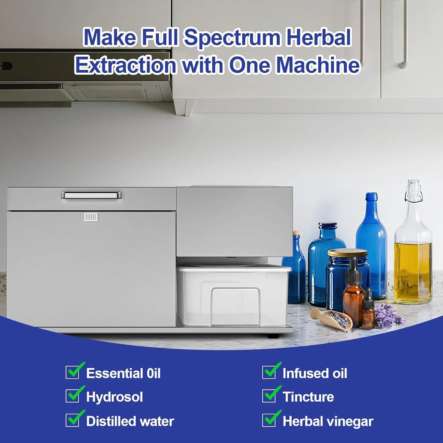 LETIME ADI Automatic Herbal Extractor. Herbal Oil Infusion Machine.Infuser and Distiller in One. Essential Oil Distiller. Hydrosol Maker.Countertop Pure Distilling Water. 4 L Water Distiller.780W