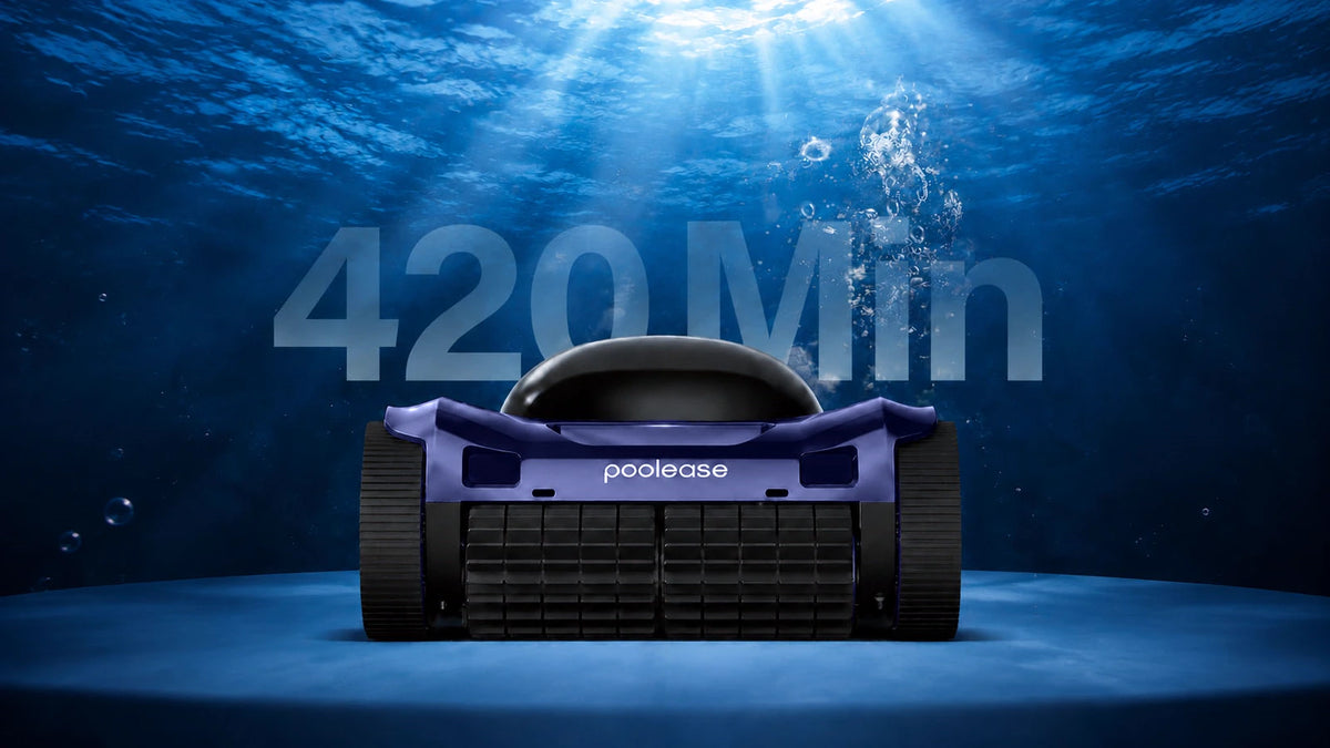 Cover large pools with fewer charging breaks.